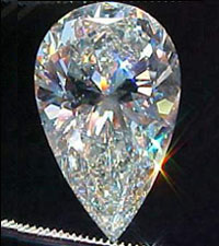 Pear diamond